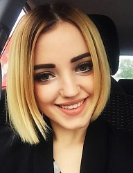 Fryzury Średnie Na co dzień Proste Rozpuszczone Blond - 3066824