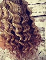 Fryzury Długie Na co dzień Kręcone Rozpuszczone Blond - 3010579
