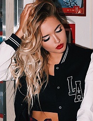 Fryzury Długie Na co dzień Kręcone Rozpuszczone Blond - 3120158