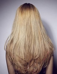Fryzury Długie Na co dzień Proste Rozpuszczone Blond - 1931274