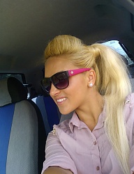 Fryzury Długie Na co dzień Proste Upięcie Blond - 2105944