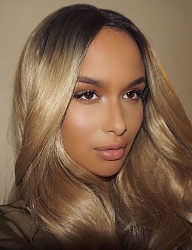 Fryzury Długie Na co dzień Proste Rozpuszczone Blond - 3075714