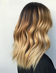Fryzury Długie Na co dzień Proste Rozpuszczone Blond - 3117553