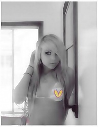 Fryzury Średnie Alternatywne EMO - 333545
