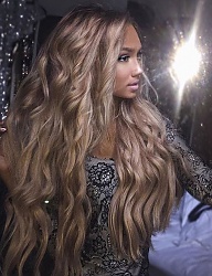 Fryzury Długie Na co dzień Kręcone Rozpuszczone Blond - 3077669