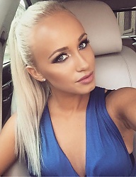 Fryzury Długie Na co dzień Proste Upięcie Blond - 3030048