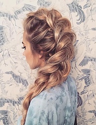 Fryzury Długie Na co dzień Proste Warkocze Blond - 3136686