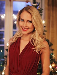 Fryzury Średnie Na co dzień Kręcone Rozpuszczone Blond - 3098660