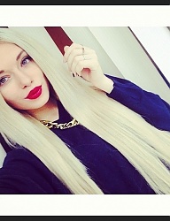 Fryzury Długie Na co dzień Proste Rozpuszczone Blond - 2392627