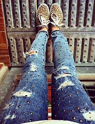 Moda Spodnie Jeansy - 2874706