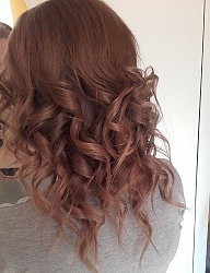 Fryzury Średnie Wieczorowe Kręcone Rozpuszczone Blond - 3152237