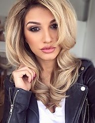 Fryzury Długie Na co dzień Kręcone Rozpuszczone Blond - 3173909