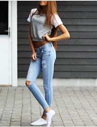 Moda Spodnie Jeansy - 3221575