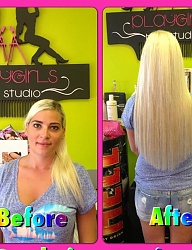 Fryzury Długie Na co dzień Proste Rozpuszczone Blond - 2345169