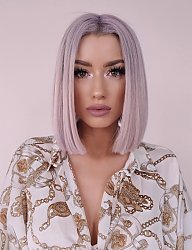Fryzury Średnie Na co dzień Proste Rozpuszczone Blond - 3273610