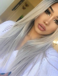 Fryzury Długie Na co dzień Proste Rozpuszczone Blond - 3068970