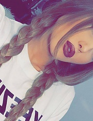 Fryzury Długie Na co dzień Kręcone Warkocze Blond - 3056479