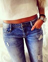 Moda Spodnie Jeansy - 2649982