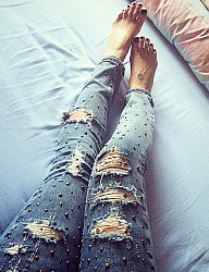 Moda Spodnie Jeansy - 2913960