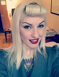Fryzury Średnie Na co dzień Proste Upięcie Blond - 2385011