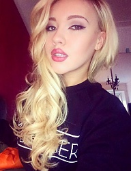 Fryzury Długie Na co dzień Kręcone Rozpuszczone Blond - 3002097