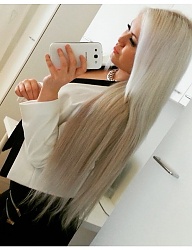 Fryzury Długie Na co dzień Proste Rozpuszczone Blond - 3054973