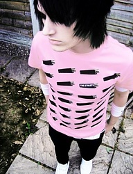 Fryzury Średnie Alternatywne EMO - 9031