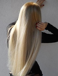 Fryzury Długie Na co dzień Proste Rozpuszczone Blond - 1458174
