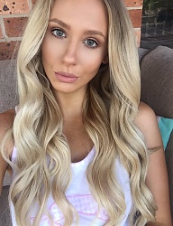 Fryzury Długie Na co dzień Kręcone Rozpuszczone Blond - 3153375