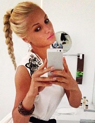 Fryzury Długie Na co dzień Proste Warkocze Blond - 2120810