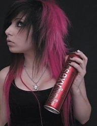 Fryzury Średnie Alternatywne EMO - 152607