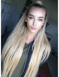 Fryzury Długie Na co dzień Proste Rozpuszczone Blond - 3087544