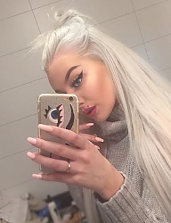 Fryzury Długie Na co dzień Proste Rozpuszczone Blond - 3105173