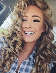 Fryzury Długie Na co dzień Kręcone Rozpuszczone Blond - 3023152