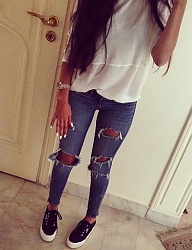 Moda Spodnie Jeansy - 2680412