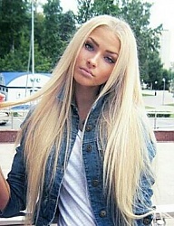 Fryzury Długie Na co dzień Proste Rozpuszczone Blond - 2990091