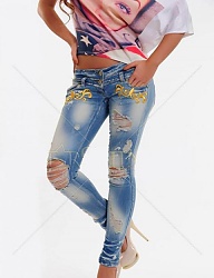 Moda Spodnie Jeansy - 2650292