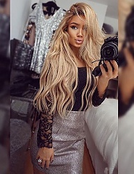 Fryzury Długie Na co dzień Kręcone Rozpuszczone Blond - 3077296