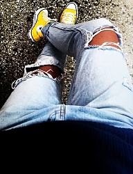 Moda Spodnie Jeansy - 2637817