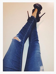 Moda Spodnie Jeansy - 2431782