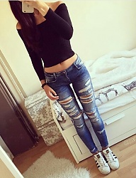 Moda Spodnie Jeansy - 3067277