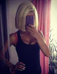 Fryzury Średnie Na co dzień Proste Rozpuszczone Blond - 2167531