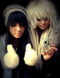 Fryzury Długie Alternatywne EMO Blond - 1251644