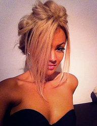 Fryzury Długie Na co dzień Proste Upięcie Blond - 2406346