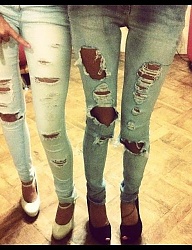 Moda Spodnie Jeansy - 1460738