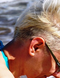 Fryzury Krótkie Na co dzień Proste Irokez damski Blond - 2761372