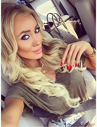 Fryzury Długie Na co dzień Kręcone Rozpuszczone Blond - 3022120