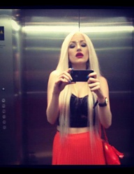 Fryzury Długie Na co dzień Proste Rozpuszczone Blond - 2173674