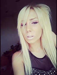 Fryzury Długie Na co dzień Proste z grzywką Rozpuszczone Blond - 2112653