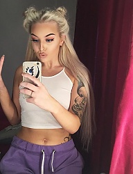 Fryzury Długie Na co dzień Proste Rozpuszczone Blond - 3133117